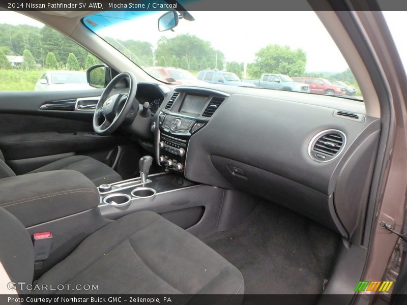 Mocha Stone / Charcoal 2014 Nissan Pathfinder SV AWD