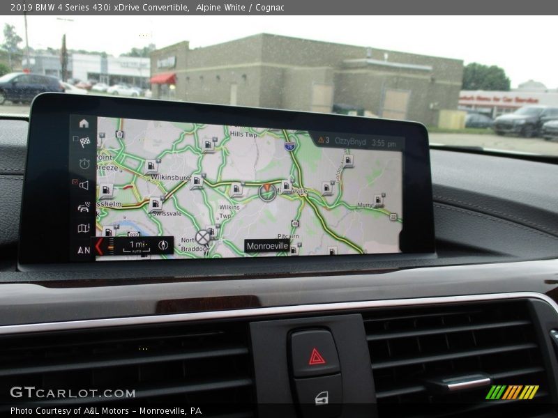 Alpine White / Cognac 2019 BMW 4 Series 430i xDrive Convertible