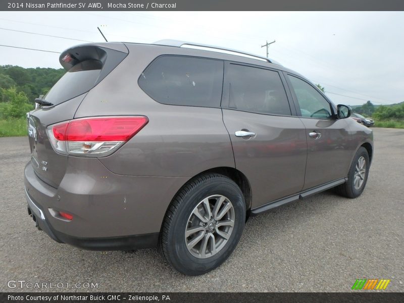 Mocha Stone / Charcoal 2014 Nissan Pathfinder SV AWD