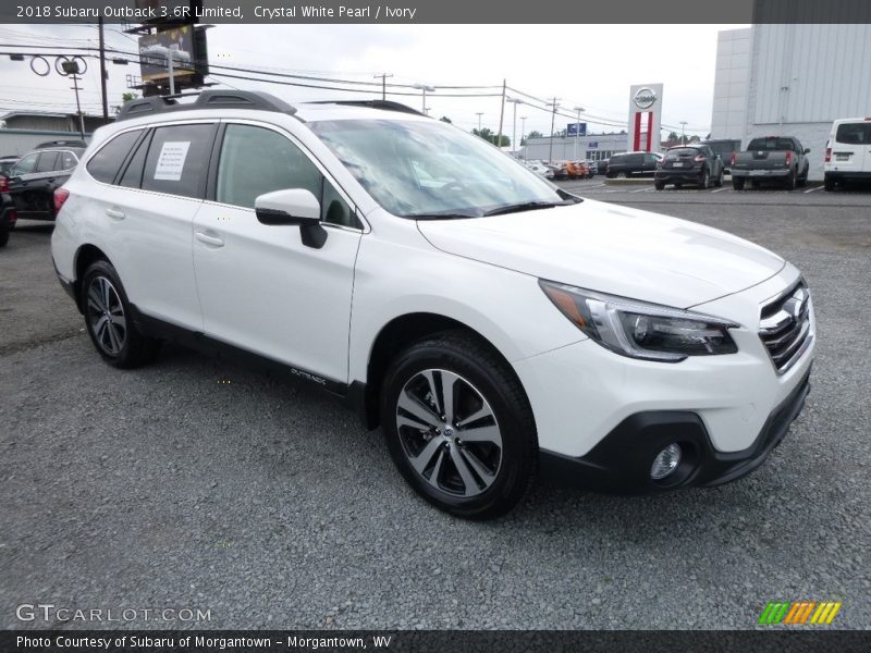 Crystal White Pearl / Ivory 2018 Subaru Outback 3.6R Limited