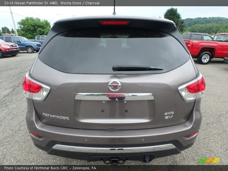 Mocha Stone / Charcoal 2014 Nissan Pathfinder SV AWD