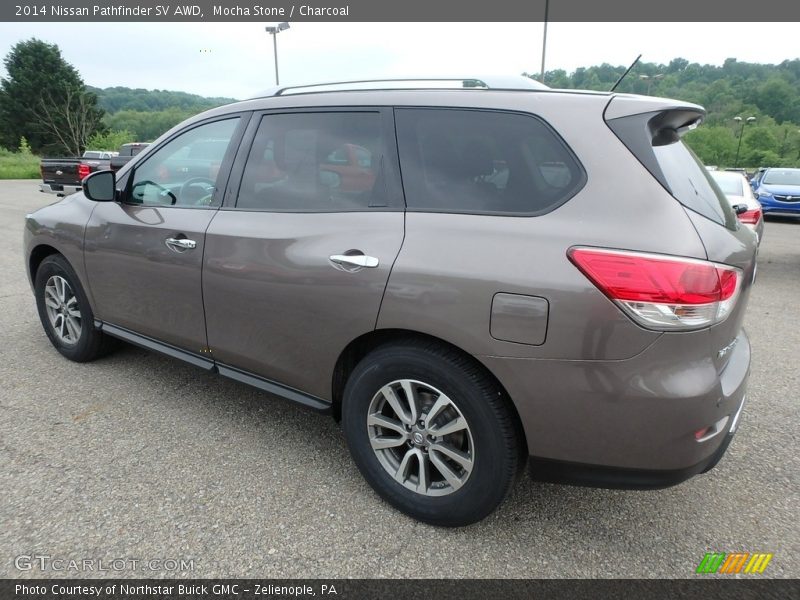 Mocha Stone / Charcoal 2014 Nissan Pathfinder SV AWD