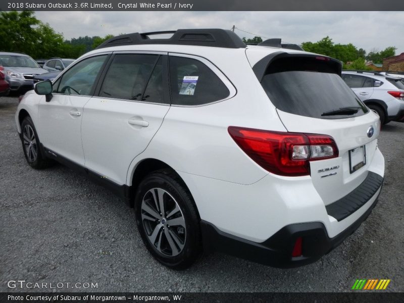 Crystal White Pearl / Ivory 2018 Subaru Outback 3.6R Limited