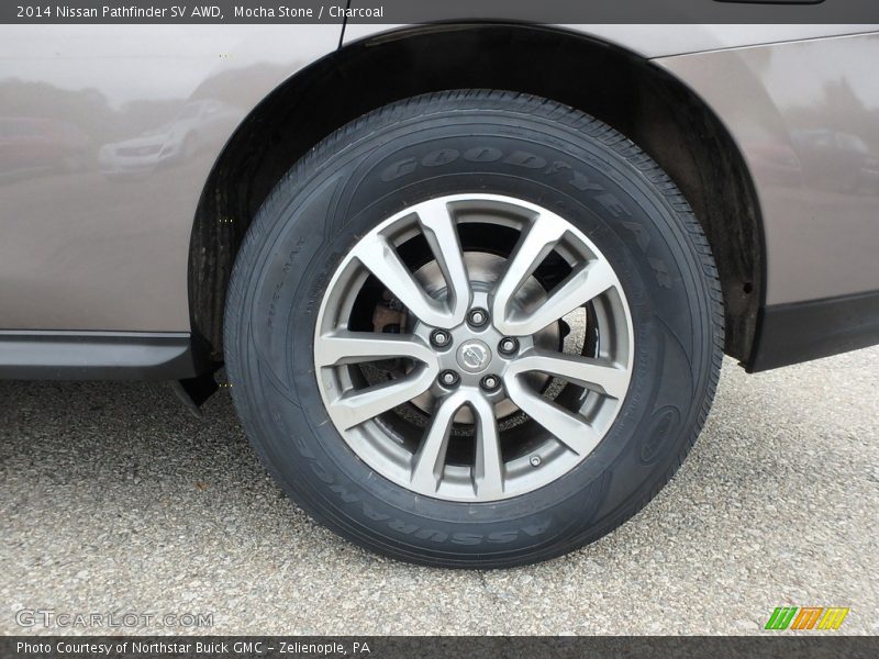 Mocha Stone / Charcoal 2014 Nissan Pathfinder SV AWD