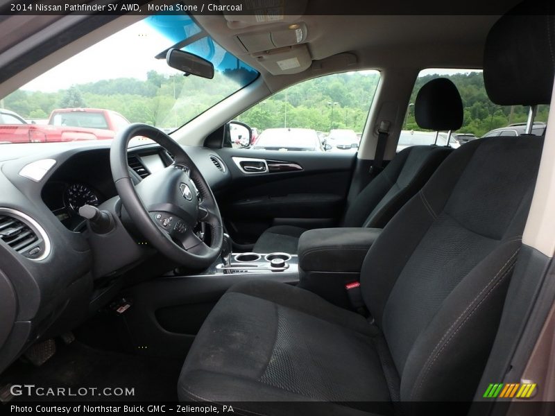 Mocha Stone / Charcoal 2014 Nissan Pathfinder SV AWD