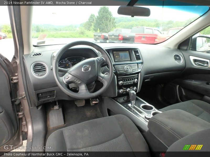Mocha Stone / Charcoal 2014 Nissan Pathfinder SV AWD