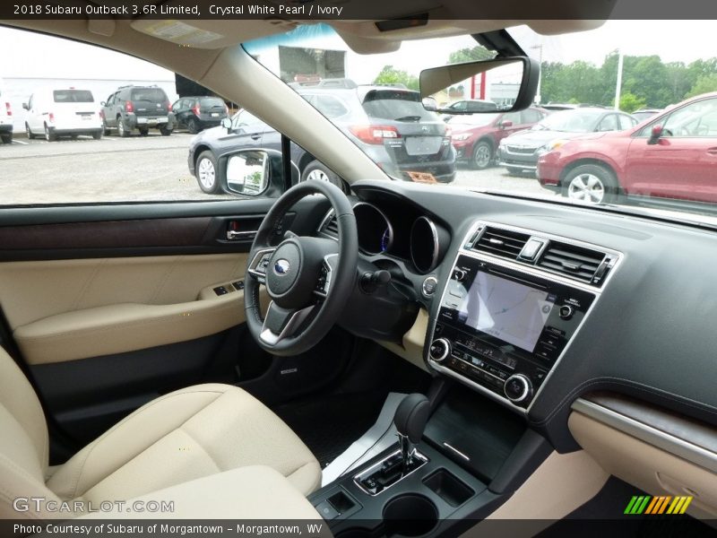 Crystal White Pearl / Ivory 2018 Subaru Outback 3.6R Limited