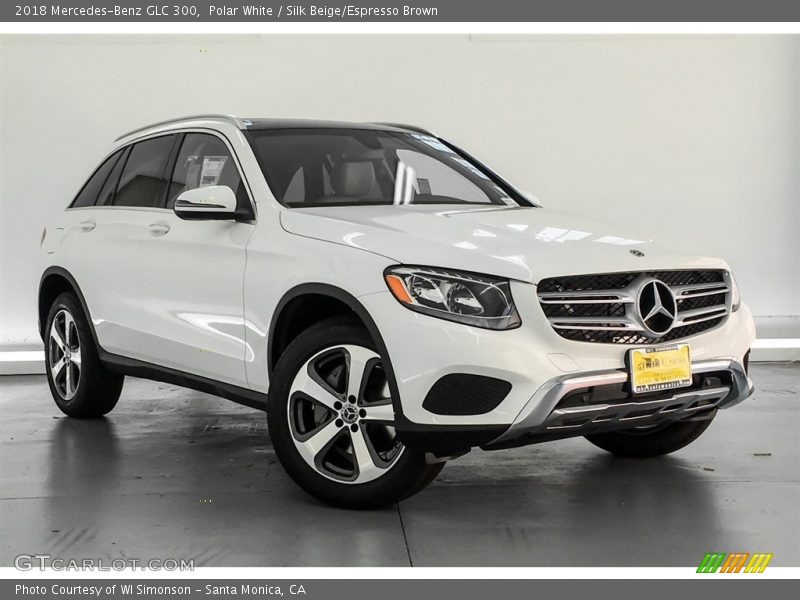 Polar White / Silk Beige/Espresso Brown 2018 Mercedes-Benz GLC 300