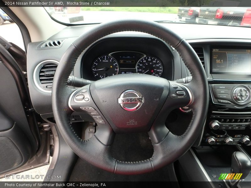 Mocha Stone / Charcoal 2014 Nissan Pathfinder SV AWD