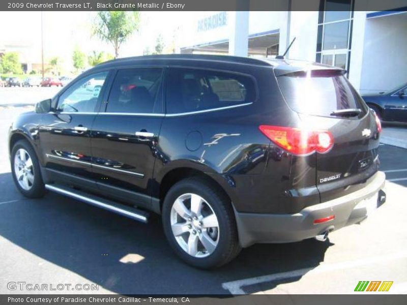 Black Granite Metallic / Ebony 2009 Chevrolet Traverse LT