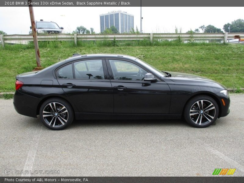 Black Sapphire Metallic / Black 2018 BMW 3 Series 330i xDrive Sedan