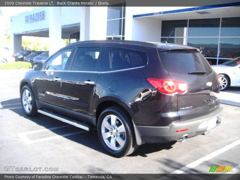 Black Granite Metallic / Ebony 2009 Chevrolet Traverse LT