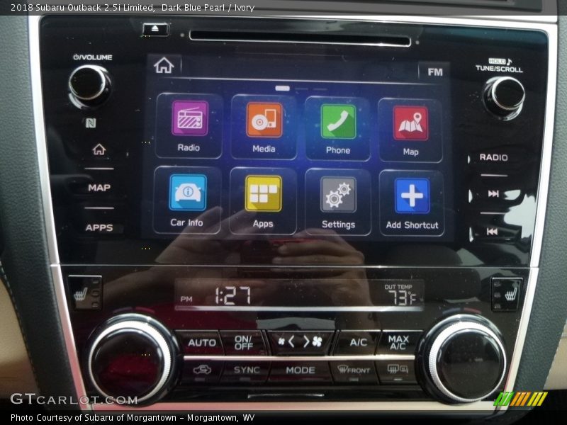 Dark Blue Pearl / Ivory 2018 Subaru Outback 2.5i Limited