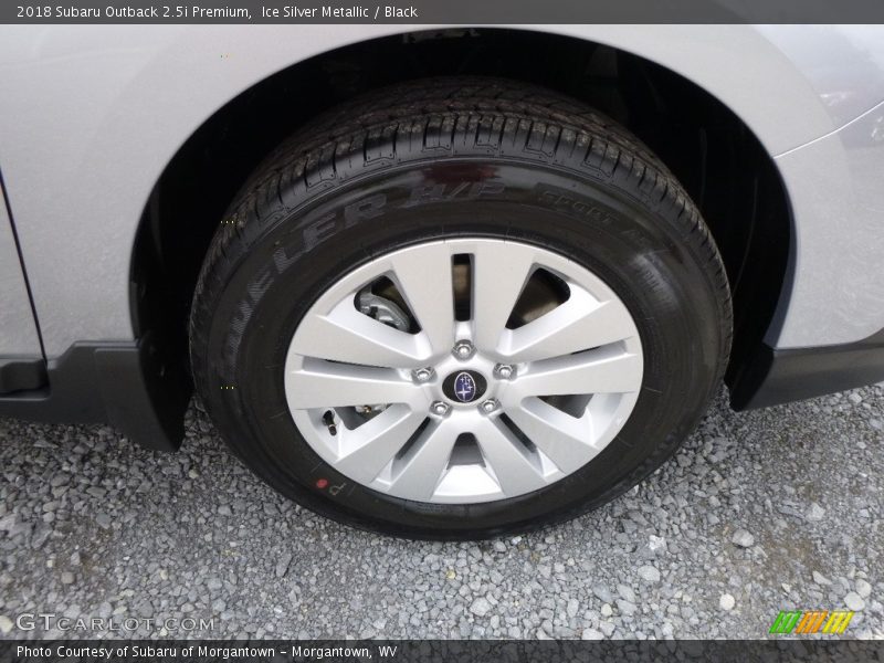 Ice Silver Metallic / Black 2018 Subaru Outback 2.5i Premium