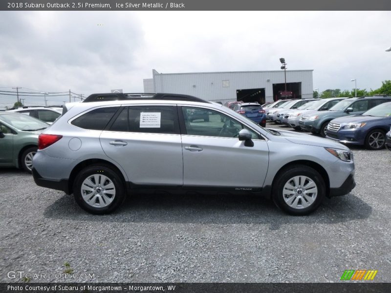 Ice Silver Metallic / Black 2018 Subaru Outback 2.5i Premium