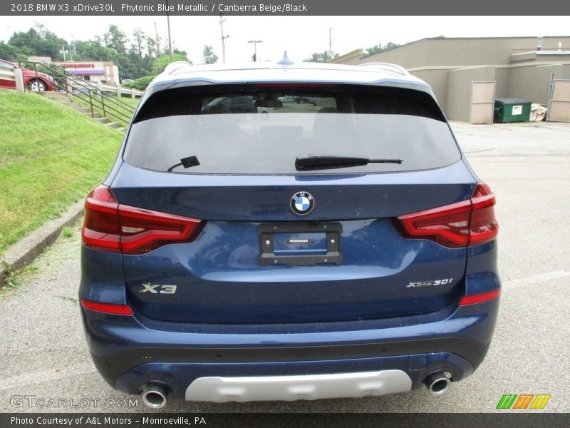 Phytonic Blue Metallic / Canberra Beige/Black 2018 BMW X3 xDrive30i