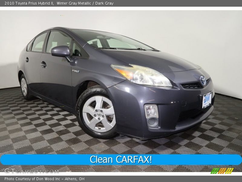 Winter Gray Metallic / Dark Gray 2010 Toyota Prius Hybrid II