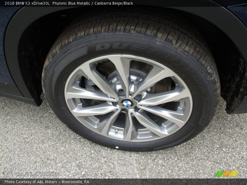Phytonic Blue Metallic / Canberra Beige/Black 2018 BMW X3 xDrive30i