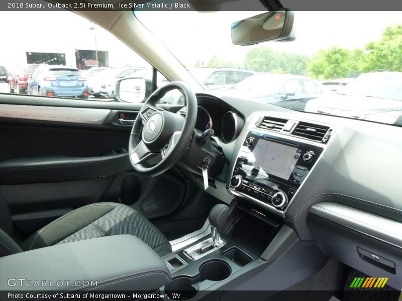 Ice Silver Metallic / Black 2018 Subaru Outback 2.5i Premium