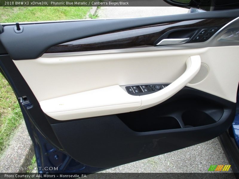 Phytonic Blue Metallic / Canberra Beige/Black 2018 BMW X3 xDrive30i