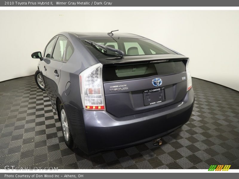 Winter Gray Metallic / Dark Gray 2010 Toyota Prius Hybrid II