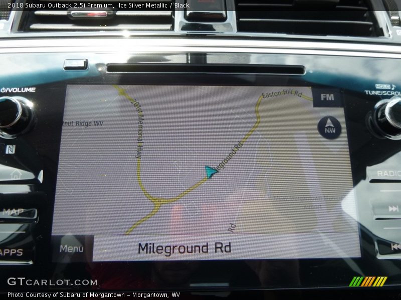 Ice Silver Metallic / Black 2018 Subaru Outback 2.5i Premium