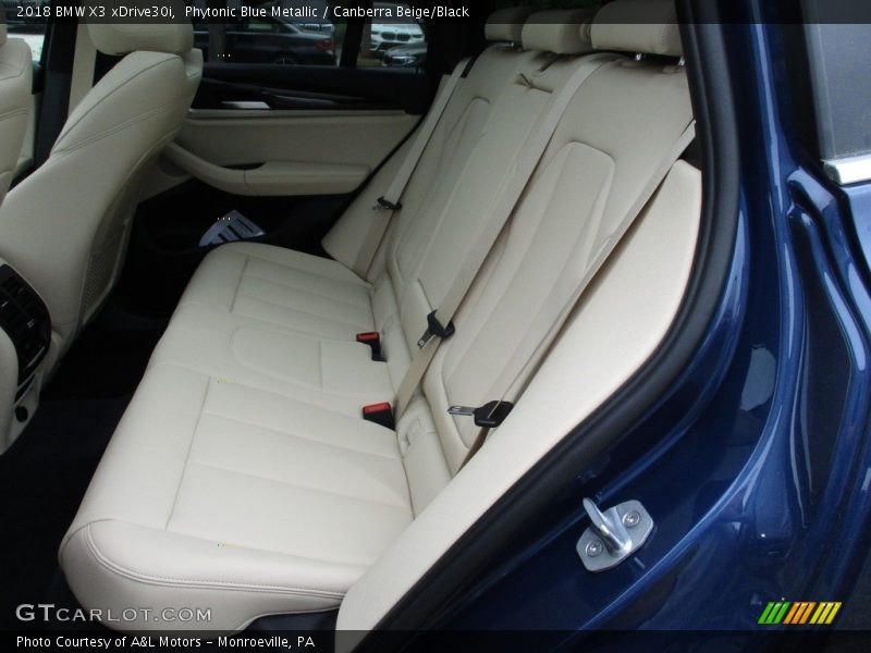 Phytonic Blue Metallic / Canberra Beige/Black 2018 BMW X3 xDrive30i