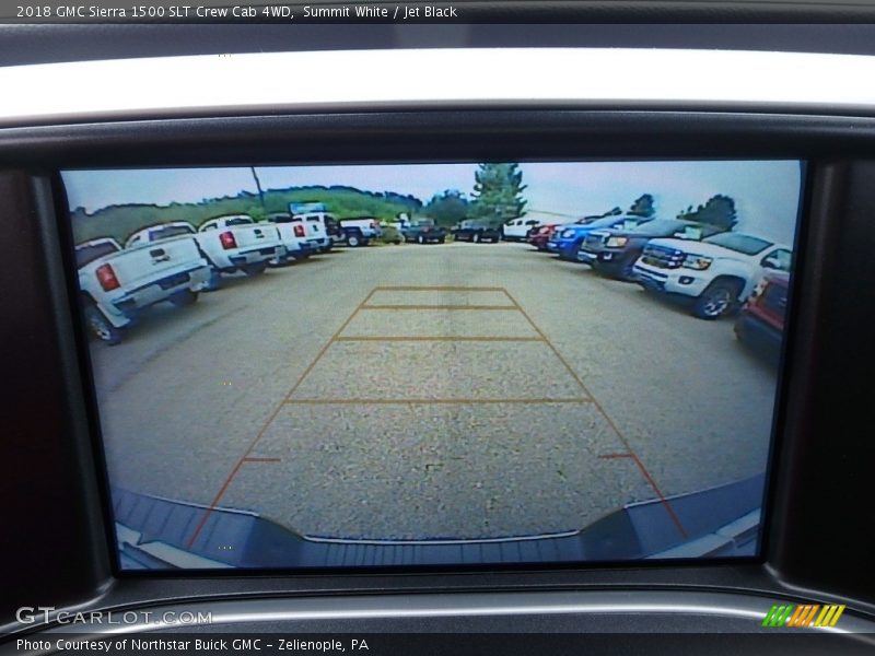 Summit White / Jet Black 2018 GMC Sierra 1500 SLT Crew Cab 4WD