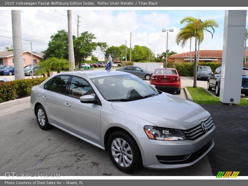 Reflex Silver Metallic / Titan Black 2015 Volkswagen Passat Wolfsburg Edition Sedan