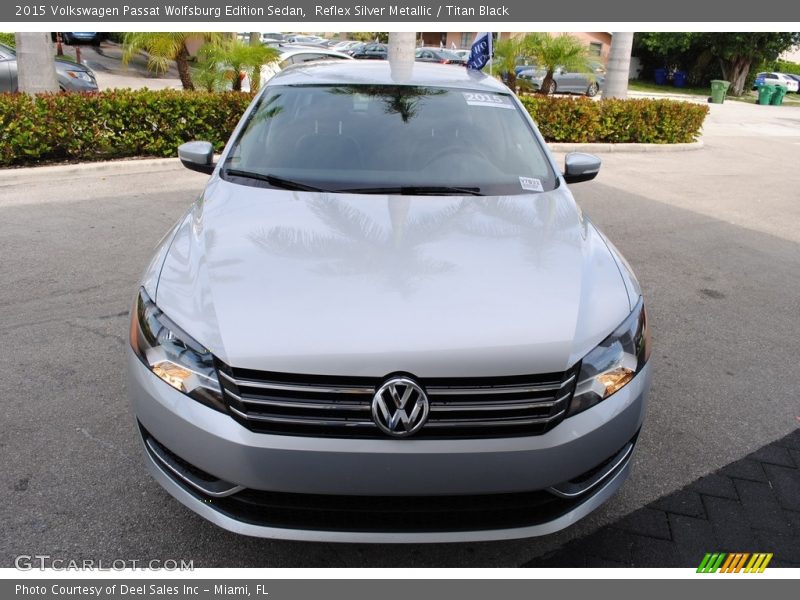 Reflex Silver Metallic / Titan Black 2015 Volkswagen Passat Wolfsburg Edition Sedan