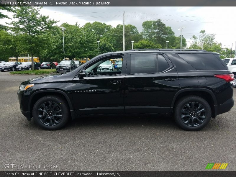 Mosaic Black Metallic / Jet Black 2018 Chevrolet Traverse RS