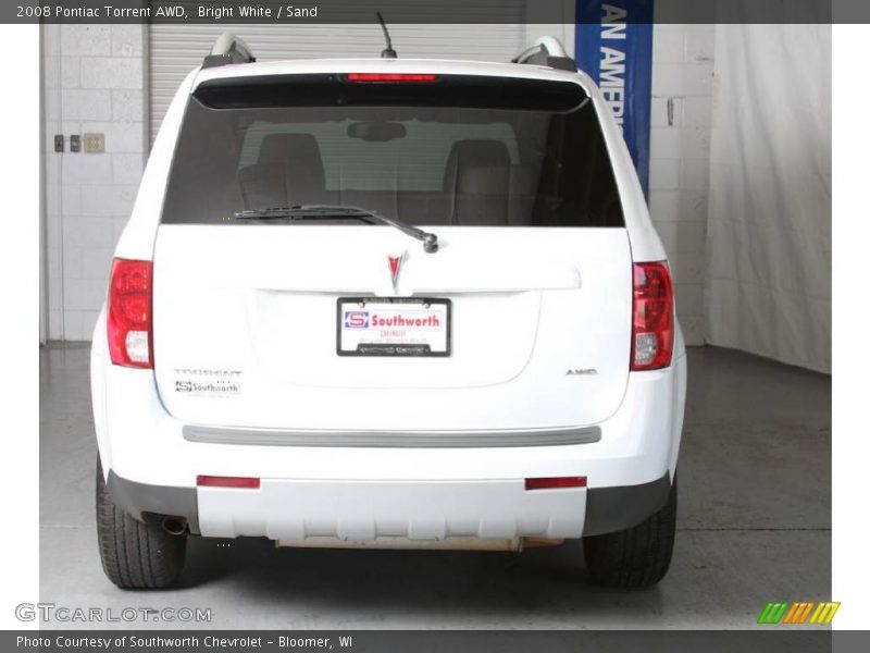 Bright White / Sand 2008 Pontiac Torrent AWD