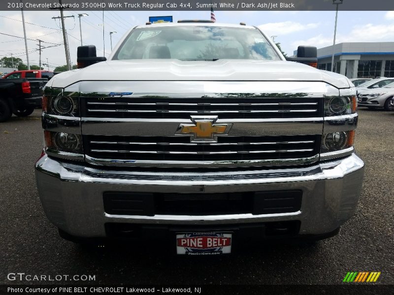 Summit White / Dark Ash/Jet Black 2018 Chevrolet Silverado 3500HD Work Truck Regular Cab 4x4