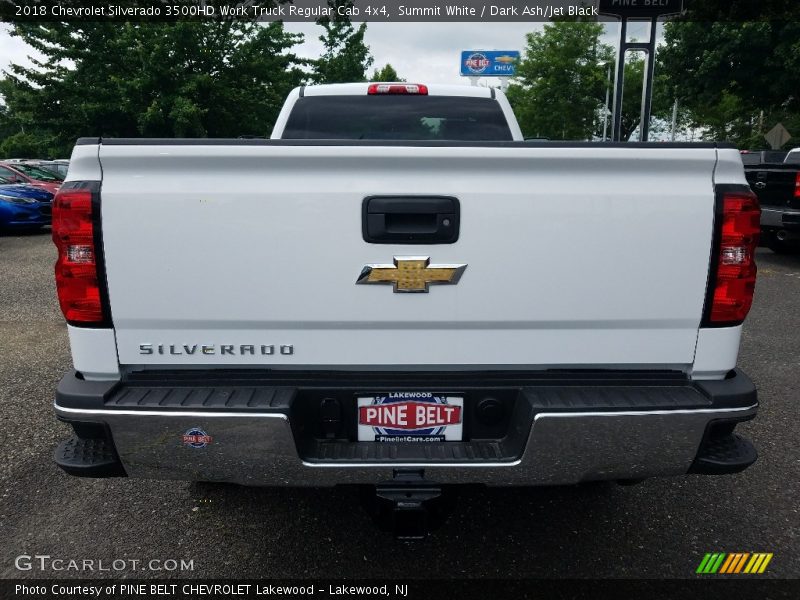 Summit White / Dark Ash/Jet Black 2018 Chevrolet Silverado 3500HD Work Truck Regular Cab 4x4