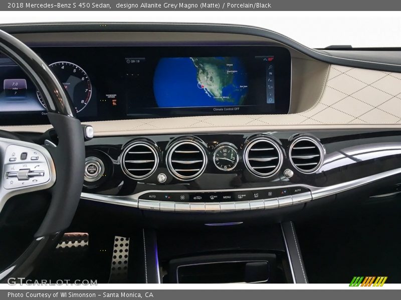 Dashboard of 2018 S 450 Sedan