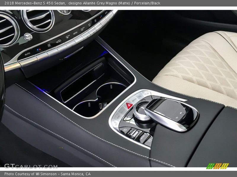 Controls of 2018 S 450 Sedan