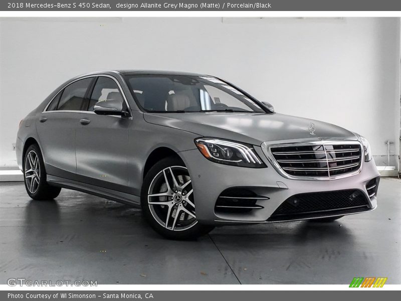 Front 3/4 View of 2018 S 450 Sedan