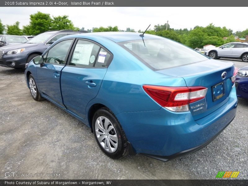 Island Blue Pearl / Black 2018 Subaru Impreza 2.0i 4-Door