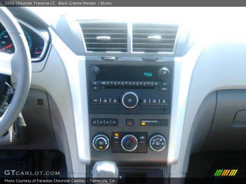 Black Granite Metallic / Ebony 2009 Chevrolet Traverse LT