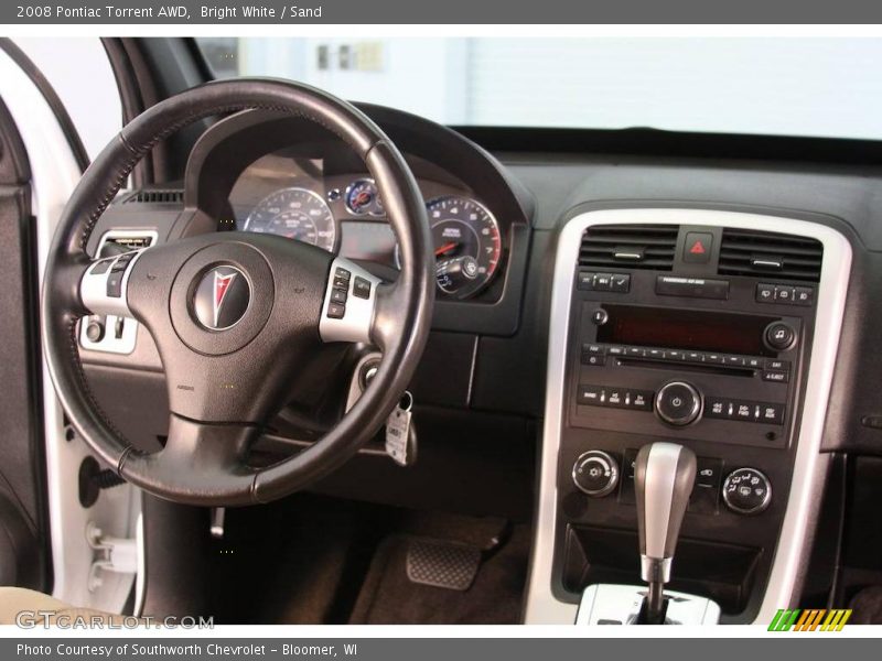 Bright White / Sand 2008 Pontiac Torrent AWD