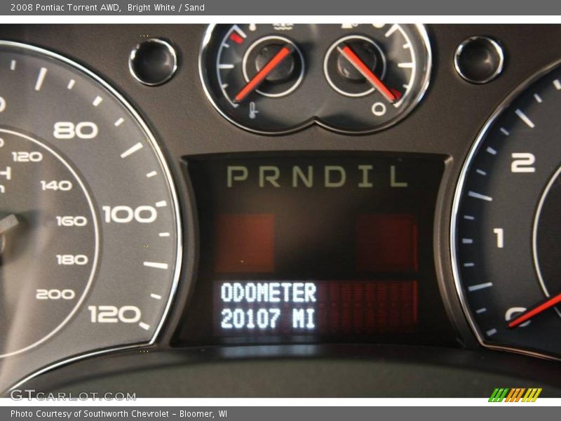 Bright White / Sand 2008 Pontiac Torrent AWD