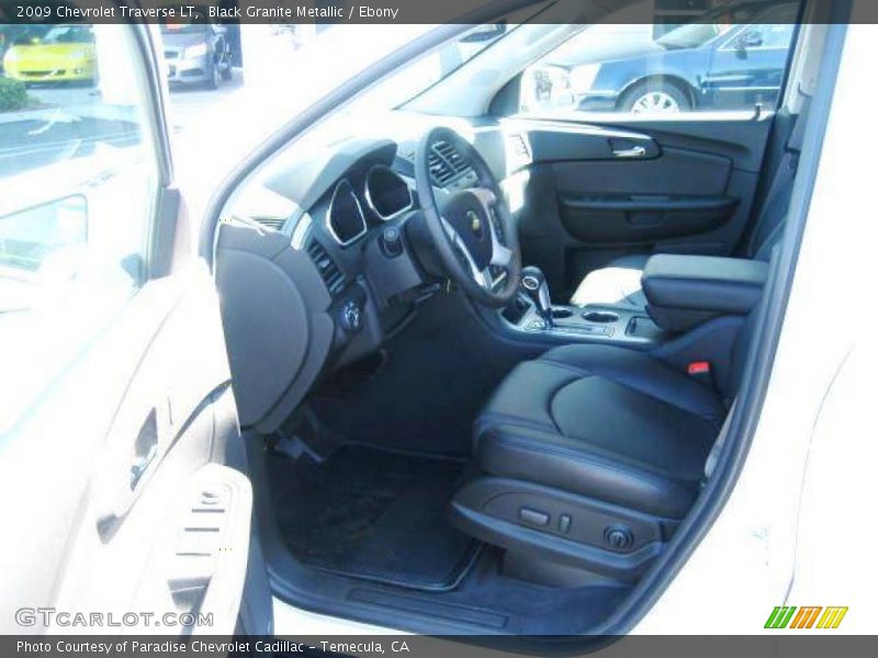 Black Granite Metallic / Ebony 2009 Chevrolet Traverse LT