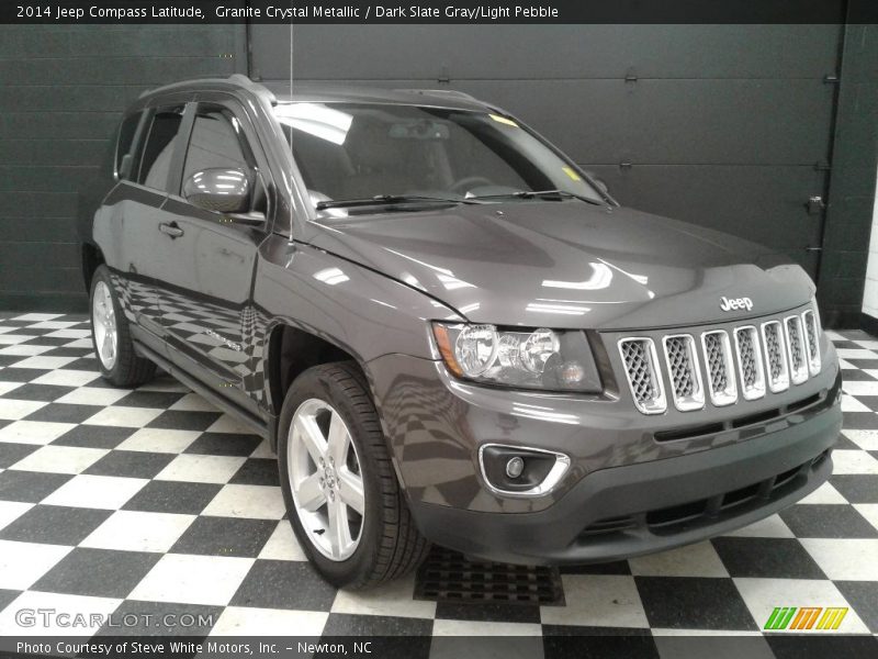 Granite Crystal Metallic / Dark Slate Gray/Light Pebble 2014 Jeep Compass Latitude