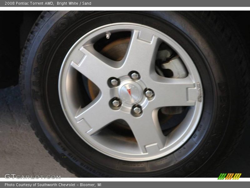 Bright White / Sand 2008 Pontiac Torrent AWD