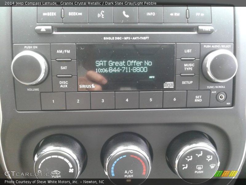 Granite Crystal Metallic / Dark Slate Gray/Light Pebble 2014 Jeep Compass Latitude