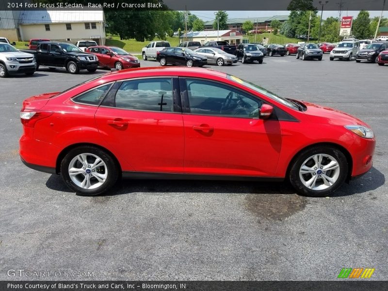 Race Red / Charcoal Black 2014 Ford Focus SE Sedan