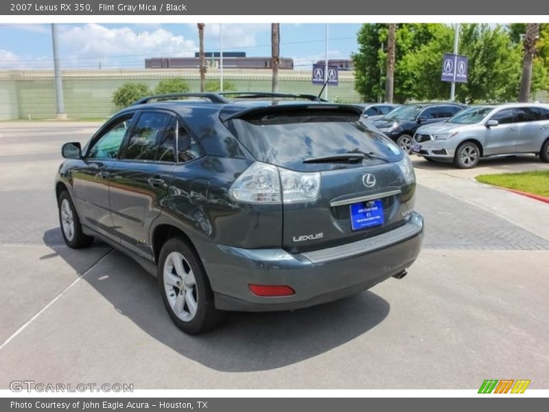 Flint Gray Mica / Black 2007 Lexus RX 350