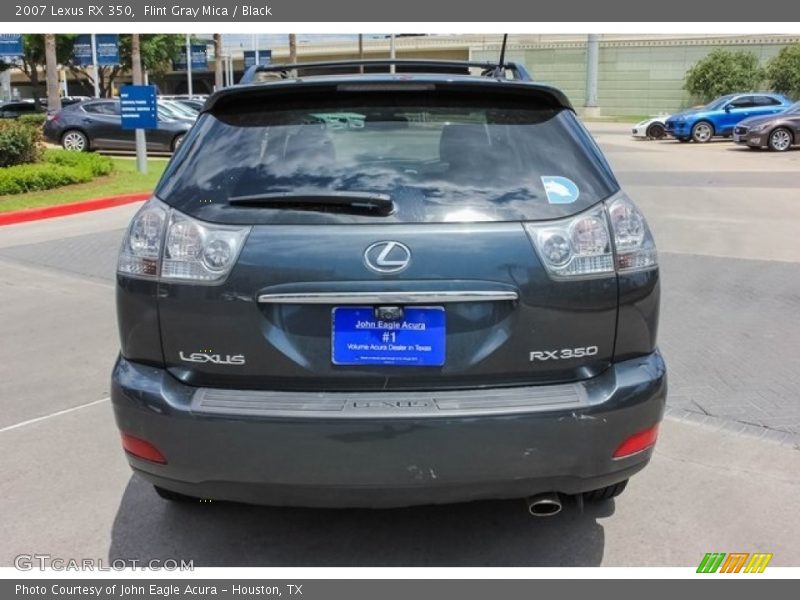 Flint Gray Mica / Black 2007 Lexus RX 350