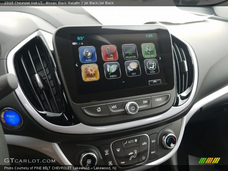 Mosaic Black Metallic / Jet Black/Jet Black 2018 Chevrolet Volt LT
