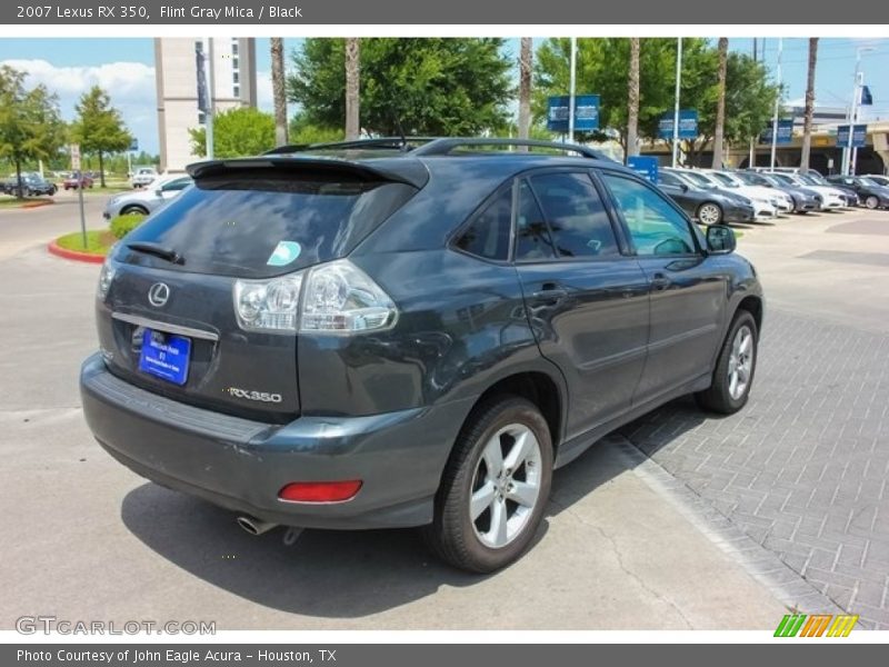 Flint Gray Mica / Black 2007 Lexus RX 350
